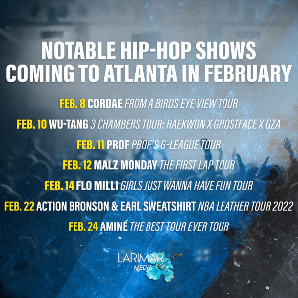 February Hip-Hop Concerts