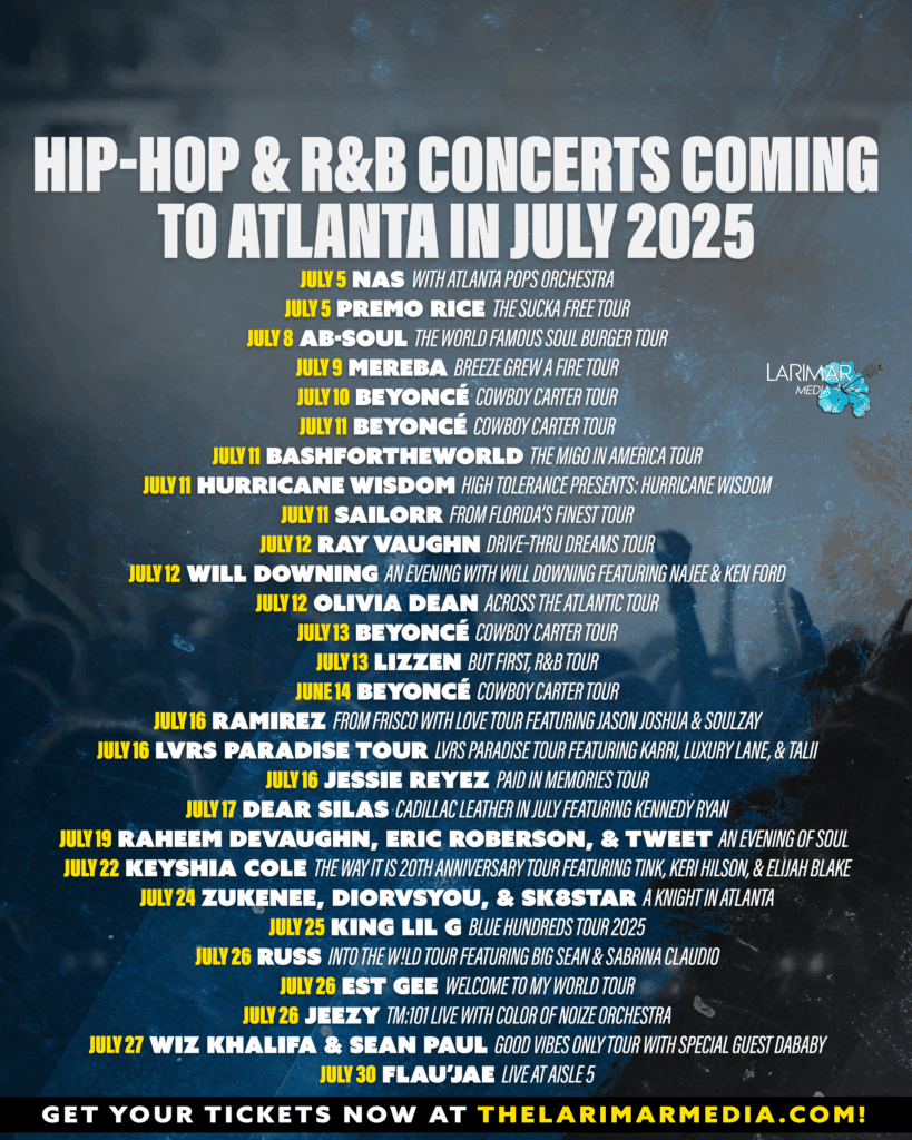 Atlanta Concerts July 2025