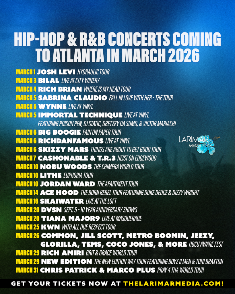 March 2026 Hip-Hop Concerts Atlanta